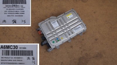 Peugeot citroen зарядний пристрій інвертор 9838429280 a6mc30 фото №1