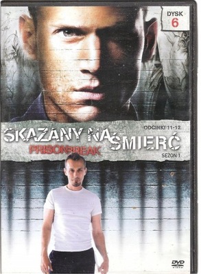 PRISON BREAK - SKAZANY NA ŚMIERĆ SEZON 1 odc 11 12 DVD