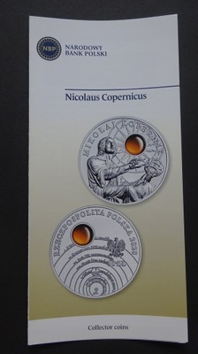 50 zł 2023 Mikołaj Kopernik-folder ,stan I,jęz.angielski