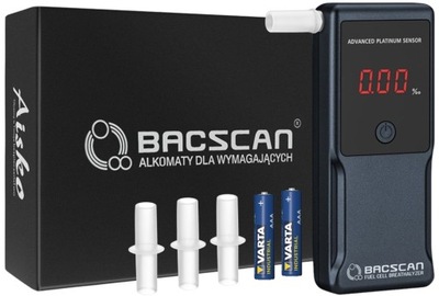 PRECYZYJNY ALCOHOLÍMETRO BACSCAN F-50 ULTRA CON KALIBRACJA  