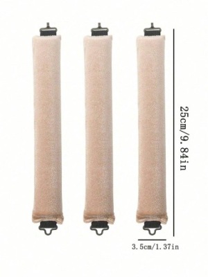 KREMOWOWE WAŁKI DO WŁOSÓW ZESTAW KOMPLET 3 SZTUKI SHEIN