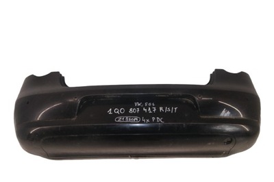 Vw eos 2005- бампер задній задня 1q0807417r фото №1