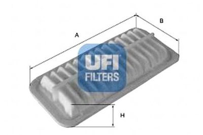 UFI FILTRAS ORO COROLLA 1.4-1.6 02- 