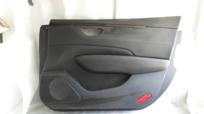 Оббивка двері правий перед renault talisman 809008064r шкіра фото №1