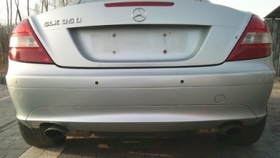 Бампер задня kompletny pdc mercedes slk ii r171 c762 04-07 фото №1