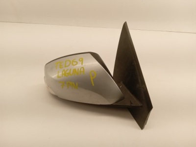 Дзеркало праве зовнішнє renault laguna iii 07-15 7 pin ted69 фото №1