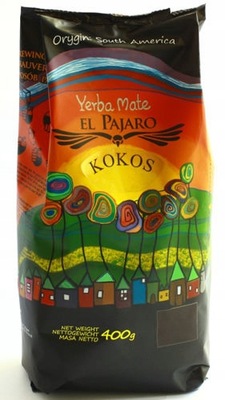 Yerba Mate El Pajaro Kokos 400 g