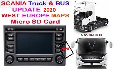 KARTA NAWIGACJI MAPA SCANIA MAN TGX TGS 2020 NEW