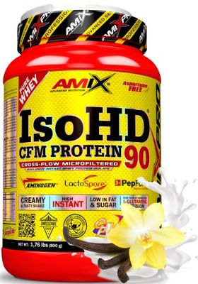Amix IsoHD CFM Protein 90 Izolat dieta keto 800g wanilia enzymy probiotyki
