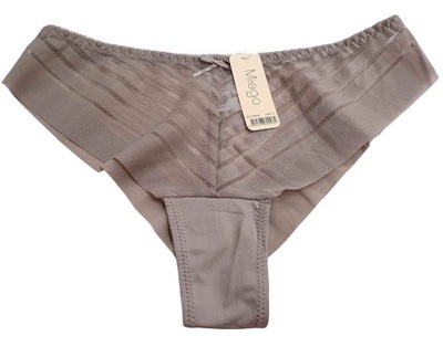 Majtki damskie figi MIEGO 680098 taupe L