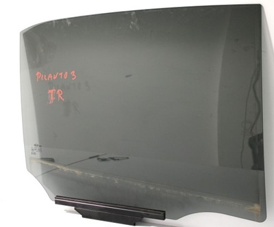 Kia picanto iii стекло боковая дверь задняя правая as3 фото №1