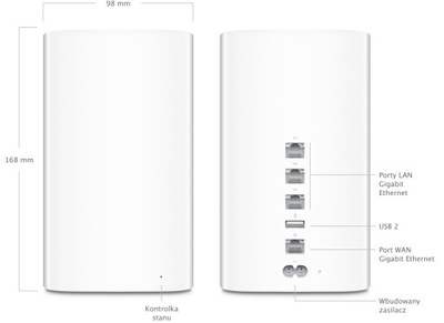 Access Point, Bridge Apple A1521 802.11n (Wi-Fi 4), 802.11b, 802.11g