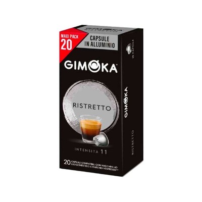 Kapsułki do ekspresu GIMOKA kawa Nespresso Ristretto 20 szt