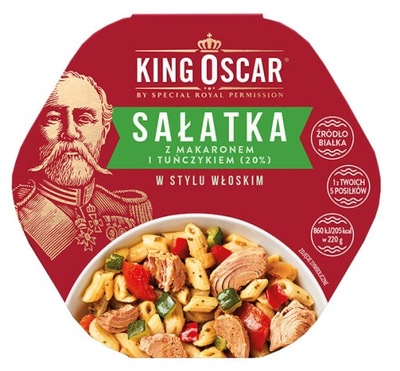 Sałatka z makaronem włoska King Oscar