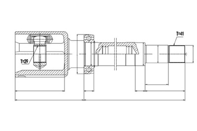 LANKSTAS VIDINIS DEŠINYSIS FORD TRANSIT 310 330 13- 