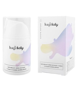 Hagi Baby Naturalny Krem do buzi i ciała z olejem morelowym 50 ml