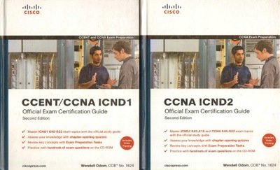 PAKIET 2 KSIĄŻEK - CCENT/CCNA ICND1... - ODOM