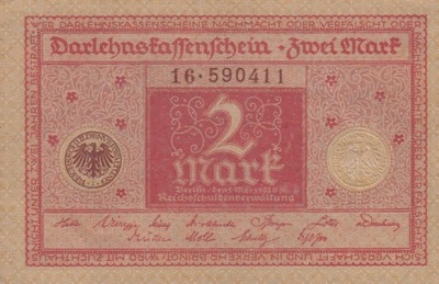 Niemcy 2 marki 1920 stan 1