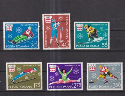Rumunia olimpiada 1976 Mi 3312/17 ** czyste