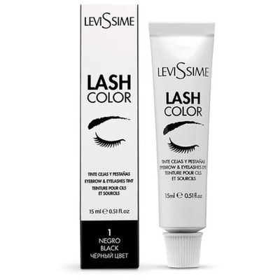 Farba do brwi LeviSsime Lash Color 1 Black 15ml