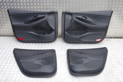 Обивка обшивка дверь комплект hyundai i30 i30n фото №1