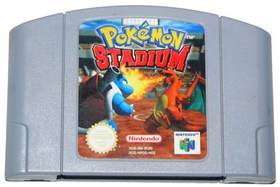 Pokemon Stadium - gra na konsole Nintendo 64, N64.