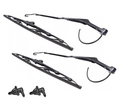 2x рычаг щетки дворники + соединитель vw lt 95-06 фото №1