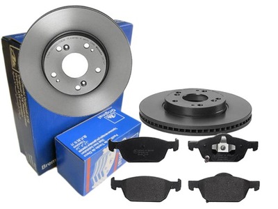 Тормозные диски тормозные колодки ate перед honda civic ix 280mm фото №1