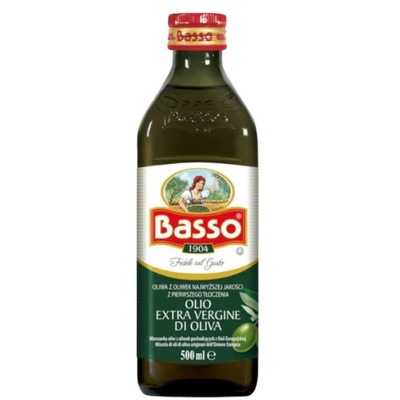 Oliwa z oliwek extra vergine Basso 0,5 L