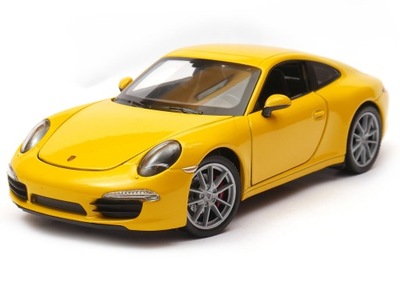 Porsche 911 Carrera S 1:24 WELLY żółty