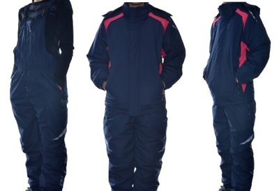 Kombinezon komplet zimowy narciarski kurtka spodnie dwuczęściowy 158