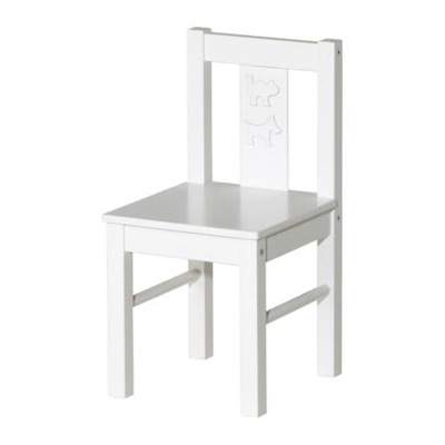 IKEA _KRITTER __krzesełko_ mammut DREWNIANE