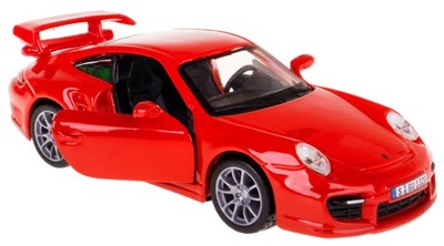 PORSCHE 911 GT2 MODEL METALOWY BBURAGO 1:32 CZERWO