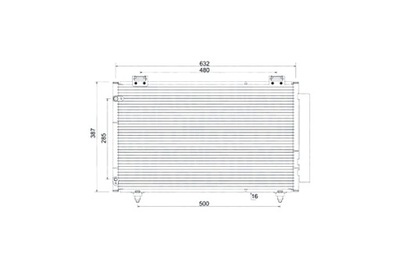 MAGNETI MARELLI KONDENSATORIUS TOYOTA COROLLA _E12_1.4 D NDE120_ 