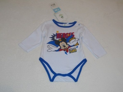 * DISNEY * BODY DŁ.RĘKAWEK 0-3 m MICKEY