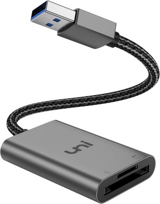 Czytnik kart SD / TF uni USB 3.0 do kart SD/Micro SD 2w1 aluminiowy