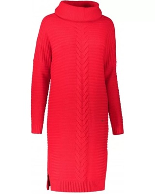 Sweter damski KIXMI RIMONA CZERWONY rozmiar: M