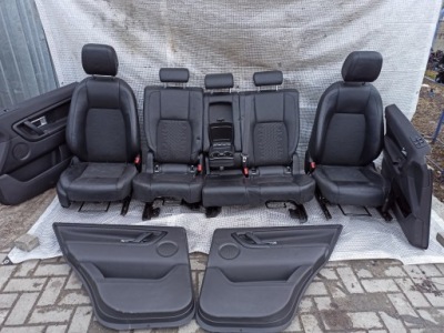 Discovery sport l550 заднє сидіння сидіння комплект шкіра czarna підігрів салон фото №1