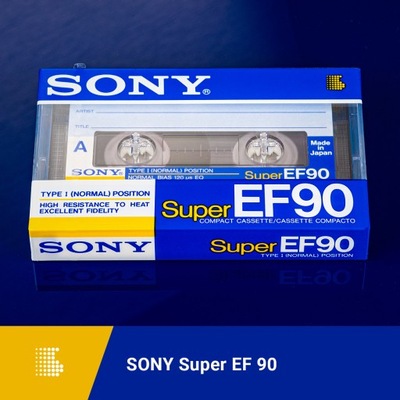 Kaseta magnetofonowa SONY Super EF 90
