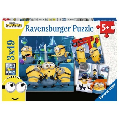 RAVENSBURGER Puzzle 3 x 49 el MINIONKI 50826