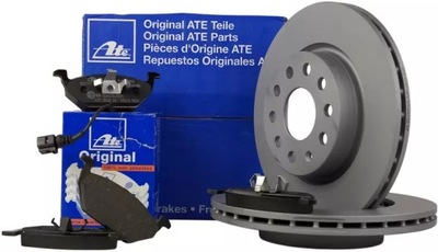 Ate гальмівні диски+ гальмівні колодки перед audi a3 8p 280mm фото №1