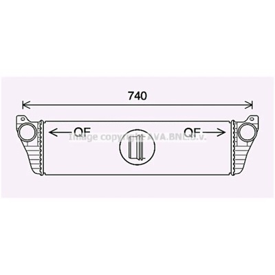 РАДИАТОР ВОЗДУХА DOŁADOWUJĄCEGO AVA QUALITY COOLING MS4690