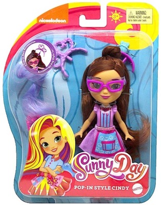 MATTEL SUNNY POGODNA LALKA POP-IN STYLE CINDY 15cm !!!