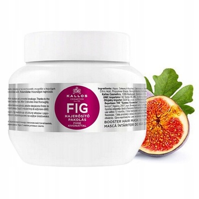 KALLOS FIG MASKA WZMACNIAJĄCA DO WŁOSÓW CIENKICH Z EKSTRAKTEM Z FIG 275 ML