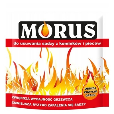 MORUS 50g PROSZEK DO USUWANIA SADZY Z KOMINKÓW