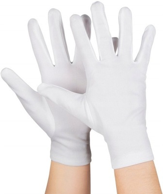 Rękawiczki Białe Cienkie