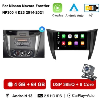 NAWIGATOR GPS PARA NISSAN NAVARA FRONTIER NP300 2015-2021 CARPLAY ANDROID  