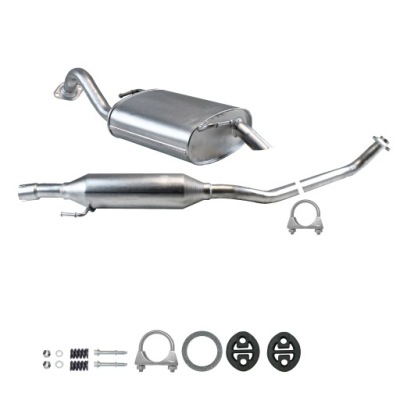 Глушители toyota corolla 1.4i/1.6i хэтчбек od 2001 фото №1