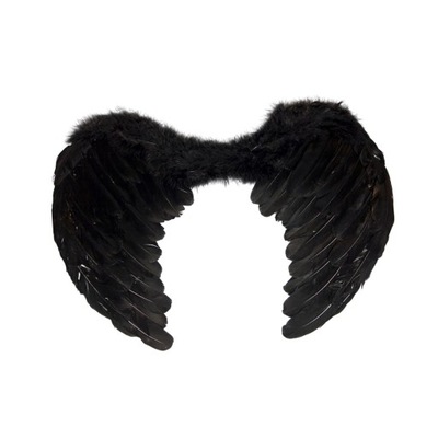 Angel Wing Akcesoria do kostiumów na Halloween Kreatywne skrzydło wróżki w kolorze czarnym