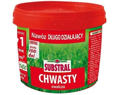 NAWÓZ NA TRAWNIK 5kg 2w1 NAWOZI I ZWALCZA CHWASTY